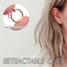 Load image into Gallery viewer, Easy-Clip Hoop Earrings