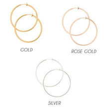 Load image into Gallery viewer, Easy-Clip Hoop Earrings