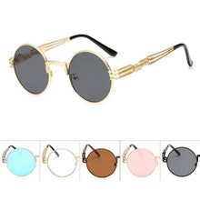 Load image into Gallery viewer, 2 Chainz Vintage Sunglasses - Steampunk Round Shades