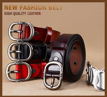 Load image into Gallery viewer, BHK™ Fashion Metal Grommet Hole Genuine Leather Belts for Women