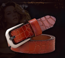 Load image into Gallery viewer, BHK™ Genuine Leather Crocodile Belt for Women