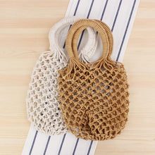 Load image into Gallery viewer, Basket Net Rattan Bag