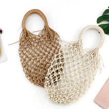 Load image into Gallery viewer, Basket Net Rattan Bag