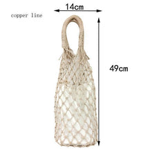 Load image into Gallery viewer, Basket Net Rattan Bag