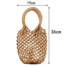 Load image into Gallery viewer, Basket Net Rattan Bag