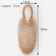 Load image into Gallery viewer, Basket Net Rattan Bag