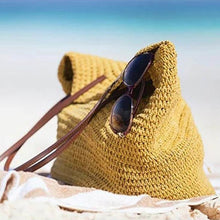 Load image into Gallery viewer, Beach Bohemian Rattan Tote