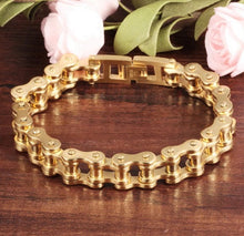 Load image into Gallery viewer, Cool Stainless Steel Biker Chain Bracelet for Men