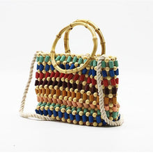 Load image into Gallery viewer, Colorful Rattan Bag