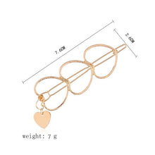 Load image into Gallery viewer, Hearts Stars Metal Hair Clips