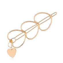 Load image into Gallery viewer, Hearts Stars Metal Hair Clips