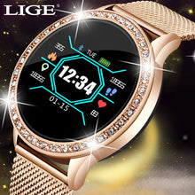 Load image into Gallery viewer, LIGE™ Elegant Smart Watch For Women Compatible With Android & iOS