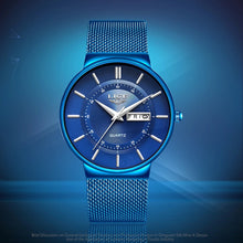 Load image into Gallery viewer, LIGE™ Glamour Stainless Steel Mesh Wristwatch for Men