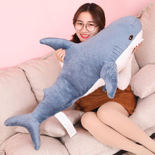 Load image into Gallery viewer, Big Shark Plush Pillow