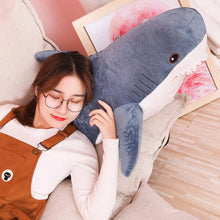 Load image into Gallery viewer, Big Shark Plush Pillow