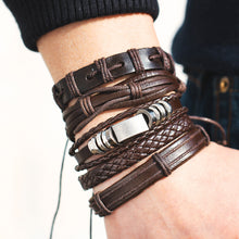 Load image into Gallery viewer, IF ME™ Vintage Multi-Layer Men's Leather Bracelet Sets