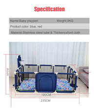 Load image into Gallery viewer, Baby Playpen with Safety Barrier