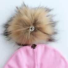 Load image into Gallery viewer, Baby & Toddlers Cotton Hat With Pom Pom