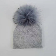 Load image into Gallery viewer, Baby & Toddlers Cotton Hat With Pom Pom
