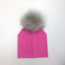 Load image into Gallery viewer, Baby & Toddlers Cotton Hat With Pom Pom