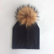 Load image into Gallery viewer, Baby & Toddlers Cotton Hat With Pom Pom