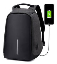 Load image into Gallery viewer, PREMIUM USB CHARGE ANTI THEFT BACKPACK
