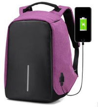 Load image into Gallery viewer, PREMIUM USB CHARGE ANTI THEFT BACKPACK
