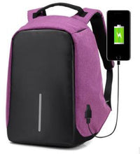 Load image into Gallery viewer, PREMIUM USB CHARGE ANTI THEFT BACKPACK