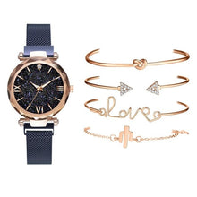 Load image into Gallery viewer, Magnetic Night Sky Quartz Watch 5 pcs Set