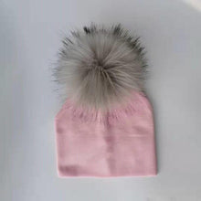 Load image into Gallery viewer, Baby & Toddlers Cotton Hat With Pom Pom