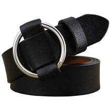 Load image into Gallery viewer, BHK™ Genuine Leather Round Ring Buckle Belt for Women