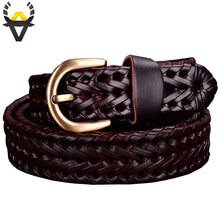 Load image into Gallery viewer, BHK™ Genuine Leather Braided Belt for Women