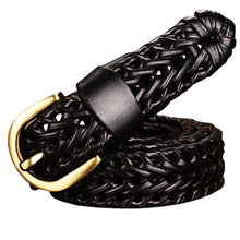 Load image into Gallery viewer, BHK™ Genuine Leather Braided Belt for Women