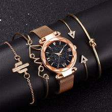 Load image into Gallery viewer, Magnetic Night Sky Quartz Watch 5 pcs Set