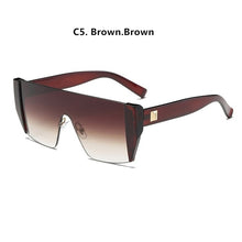 Load image into Gallery viewer, Futuristic Onepiece Edgy Sunglasses