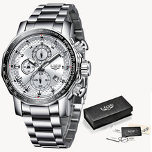 Load image into Gallery viewer, LIGE™ Black Knight Chronograph Watch for Men
