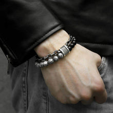 Load image into Gallery viewer, TrendsMax™ Stone Beaded Men's Chain Bracelet