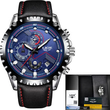 Load image into Gallery viewer, LIGE Steel Waterproof Military Quartz Watch for Men