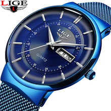 Load image into Gallery viewer, LIGE™ Glamour Stainless Steel Mesh Wristwatch for Men