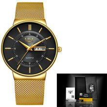 Load image into Gallery viewer, LIGE™ Glamour Stainless Steel Mesh Wristwatch for Men
