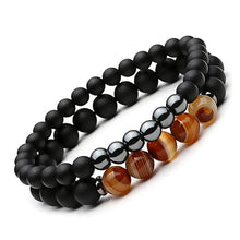 Load image into Gallery viewer, Balancing Hematite Agate Protection Bracelets