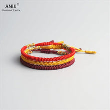 Load image into Gallery viewer, Lucky Handmade Buddhist Knots Rope Bracelet