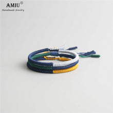 Load image into Gallery viewer, Lucky Handmade Buddhist Knots Rope Bracelet