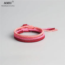 Load image into Gallery viewer, Lucky Handmade Buddhist Knots Rope Bracelet