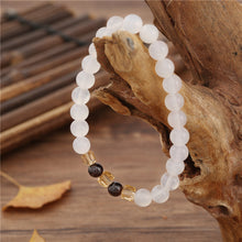 Load image into Gallery viewer, Natural White Chalcedony Positivity Bracelet