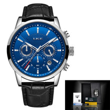 Load image into Gallery viewer, LIGE™ Elegant Leather Band Watch for Men