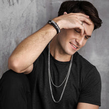 Load image into Gallery viewer, TrendsMax™ Stone Beaded Men's Chain Bracelet