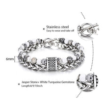 Load image into Gallery viewer, TrendsMax™ Stone Beaded Men's Chain Bracelet