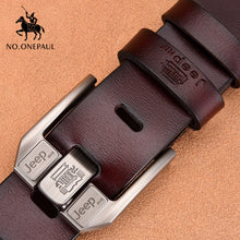 Load image into Gallery viewer, NO.ONEPAUL Jeep Genuine Leather Belt For Men