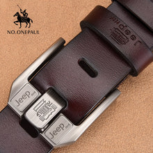 Load image into Gallery viewer, NO.ONEPAUL Jeep Genuine Leather Belt For Men